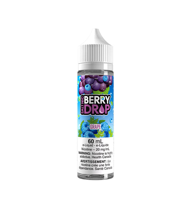 Grape By Berry Drop 60mL Salt E-liquid | The Vape Mart