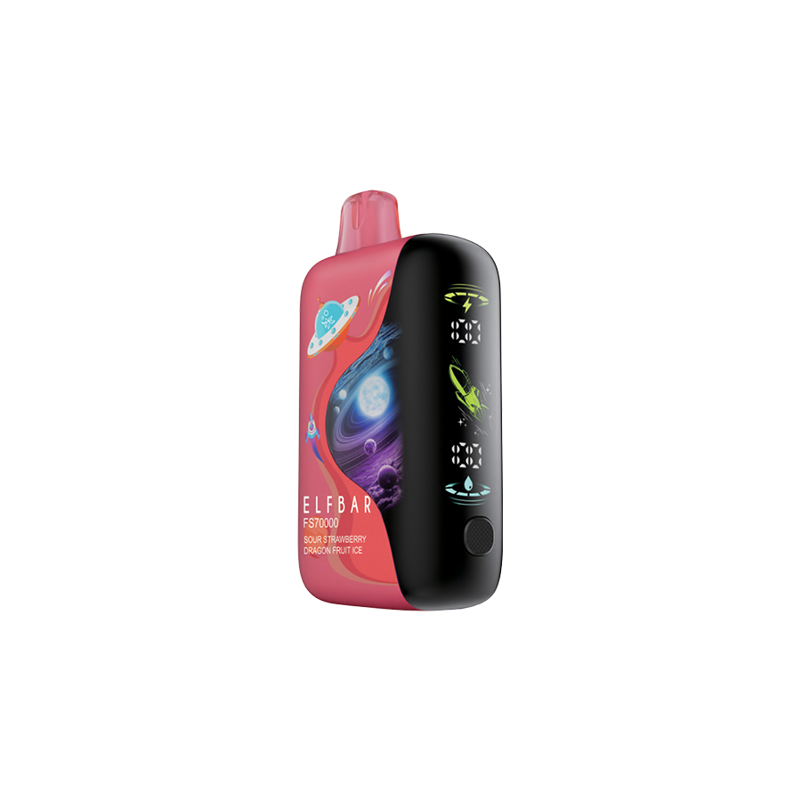 ELFBAR FS70K DISPOSABLE SOUR STRAWBERRY DRAGON FRUIT ICE