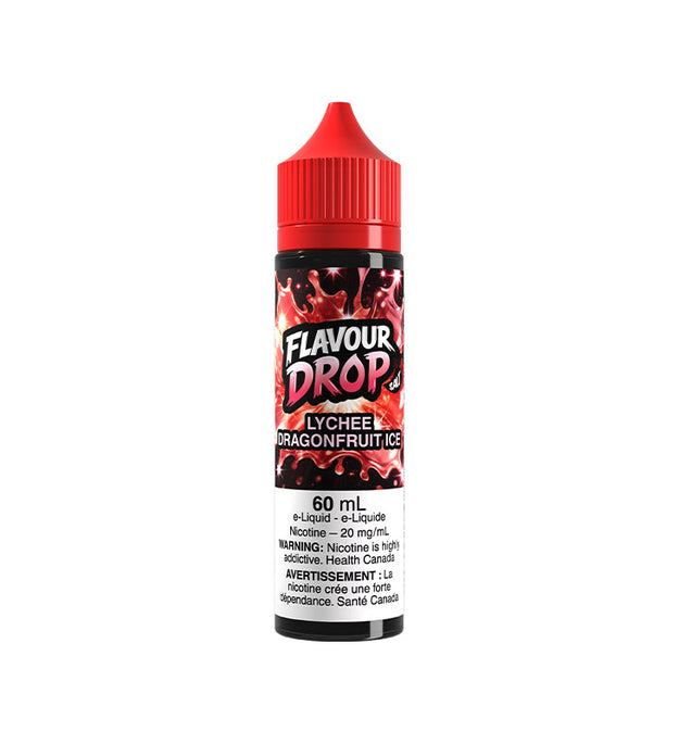 LYCHEE DRAGONFRUIT ICE BY FLAVOUR DROP 60ML SALT