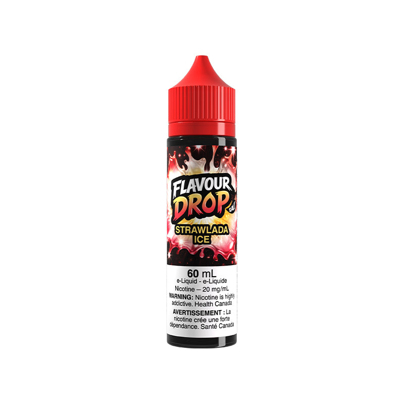STRAWLADA ICE BY FLAVOUR DROP 60ML SALT