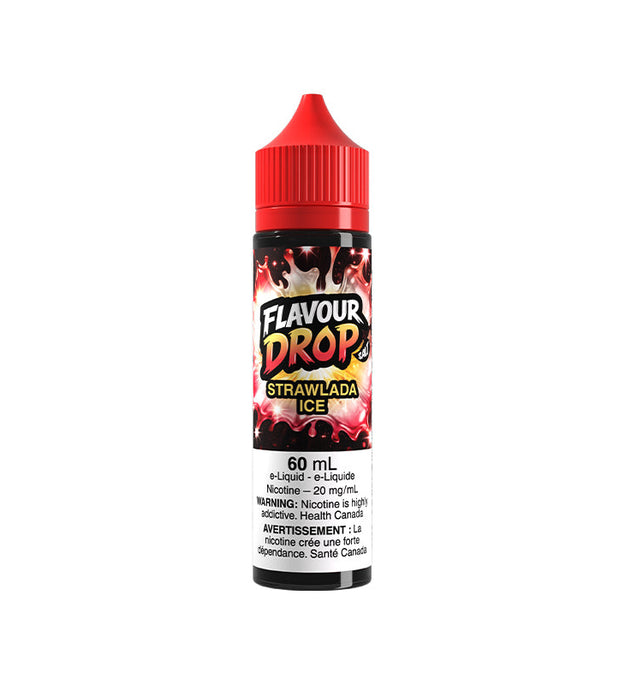 STRAWLADA ICE BY FLAVOUR DROP 60ML SALT