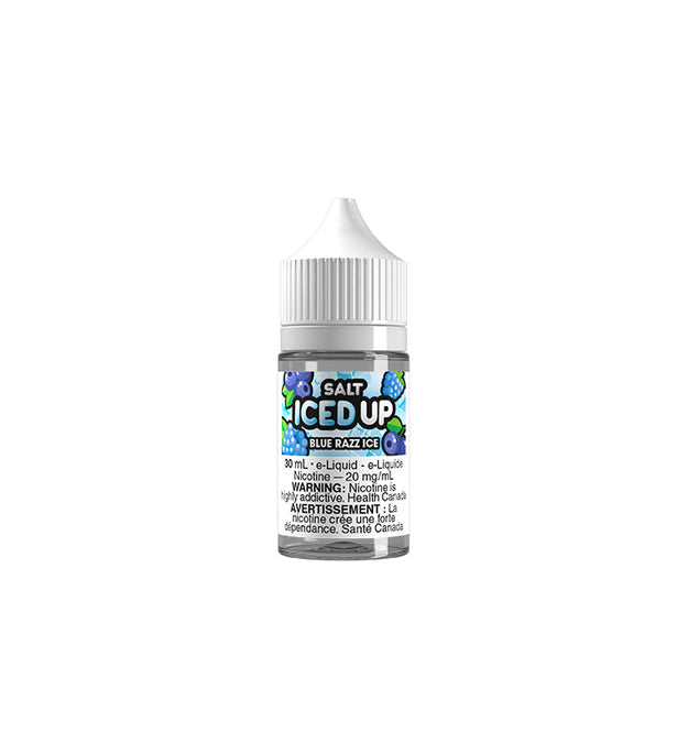 BLUE RAZZ ICE BY ICED UP SALT
