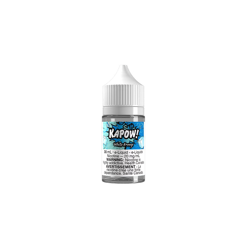 KAPOW SALT E-LIQUIDS WHITE FREEZE 30ML