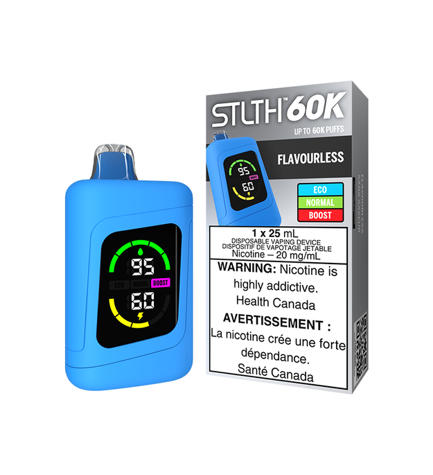 STLTH 60K DISPOSABLE VAPE FLAVOURLESS