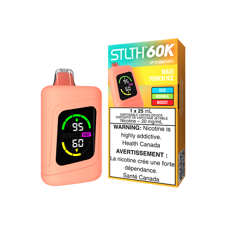 STLTH 60K DISPOSABLE VAPE MAUI PUNCH ICE