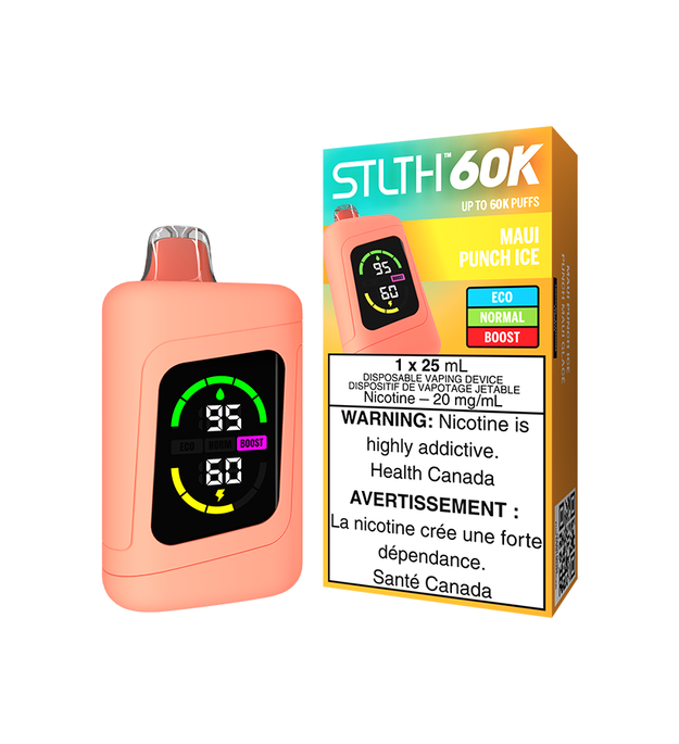 STLTH 60K DISPOSABLE VAPE MAUI PUNCH ICE