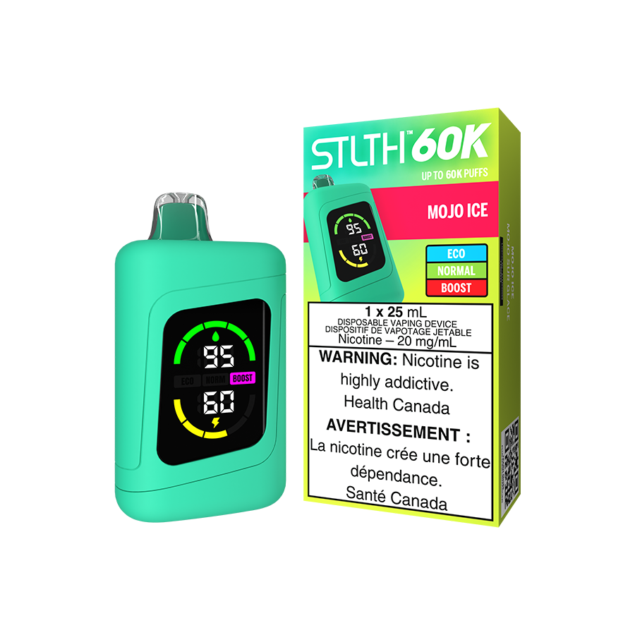 STLTH 60K DISPOSABLE VAPE MOJO ICE