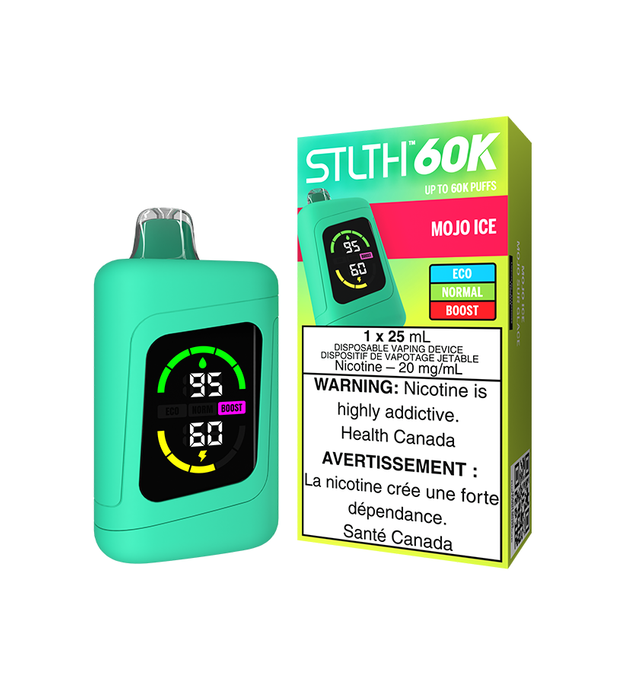STLTH 60K DISPOSABLE VAPE MOJO ICE
