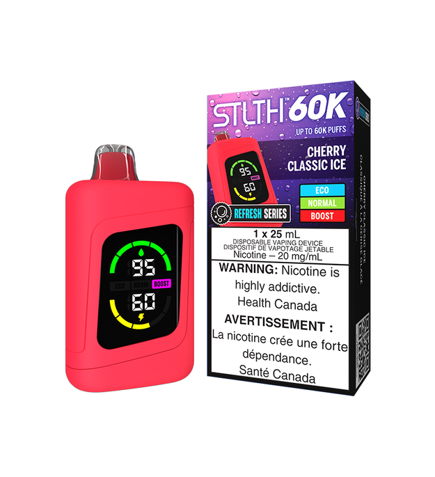 STLTH 60K DISPOSABLE - REFRESH SERIES CHERRY CLASSIC ICE
