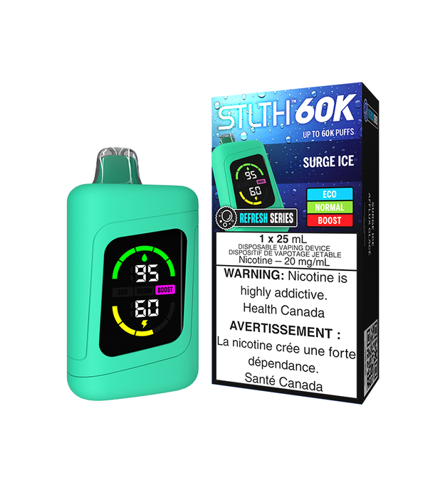 STLTH 60K DISPOSABLE - REFRESH SERIES SURGE ICE