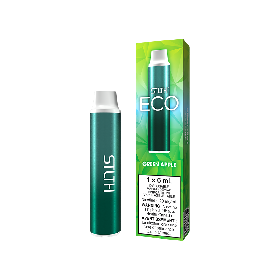 STLTH ECO DISPOSABLE GREEN APPLE