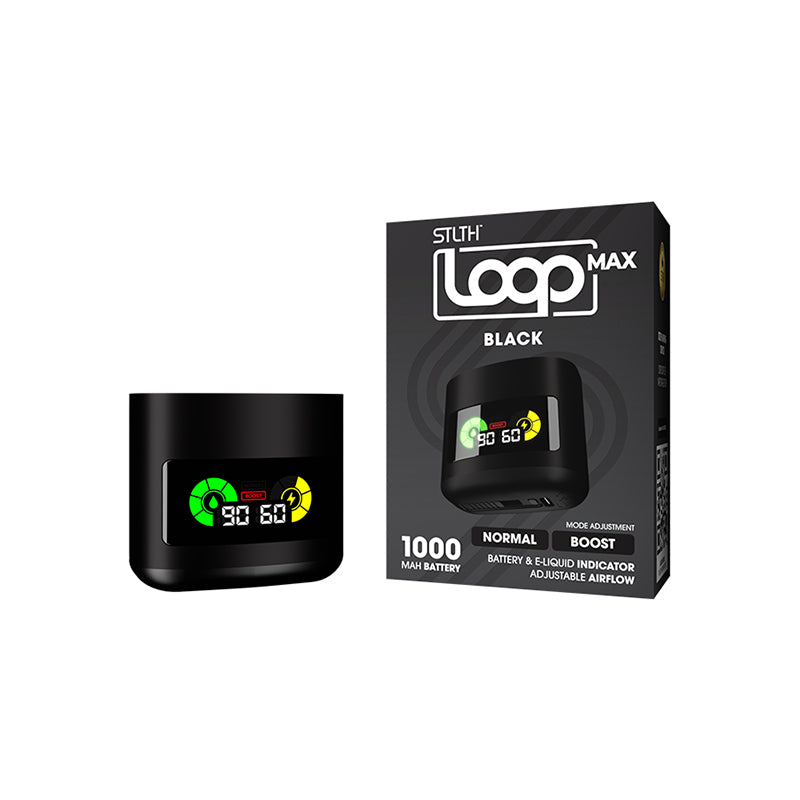 STLTH LOOP MAX CLOSED POD DEVICE BLACK