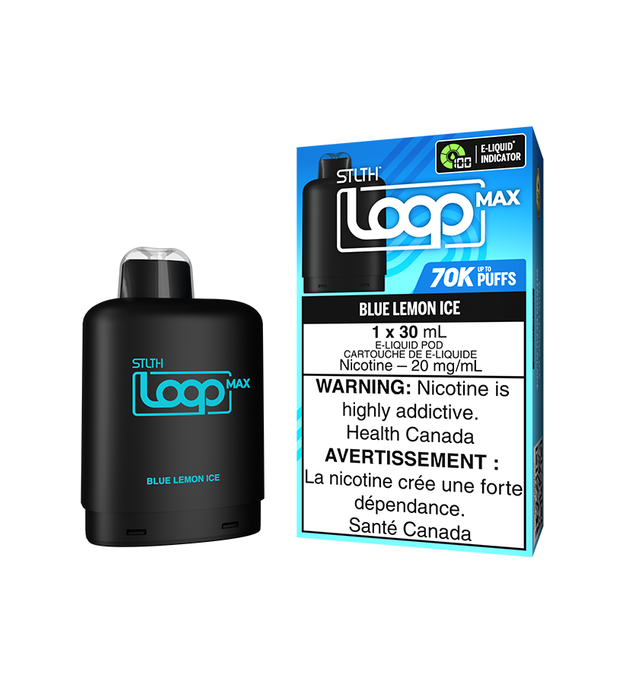 STLTH LOOP MAX POD PACK BLUE LEMON ICE