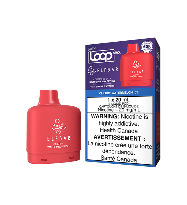 STLTH Loop Max x Elfbar Pod Pack Cherry Watermelon Ice