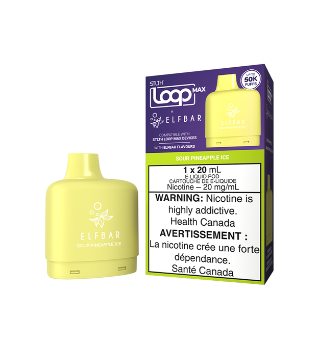 STLTH Loop Max x Elfbar Pod Pack Sour Pineapple Ice