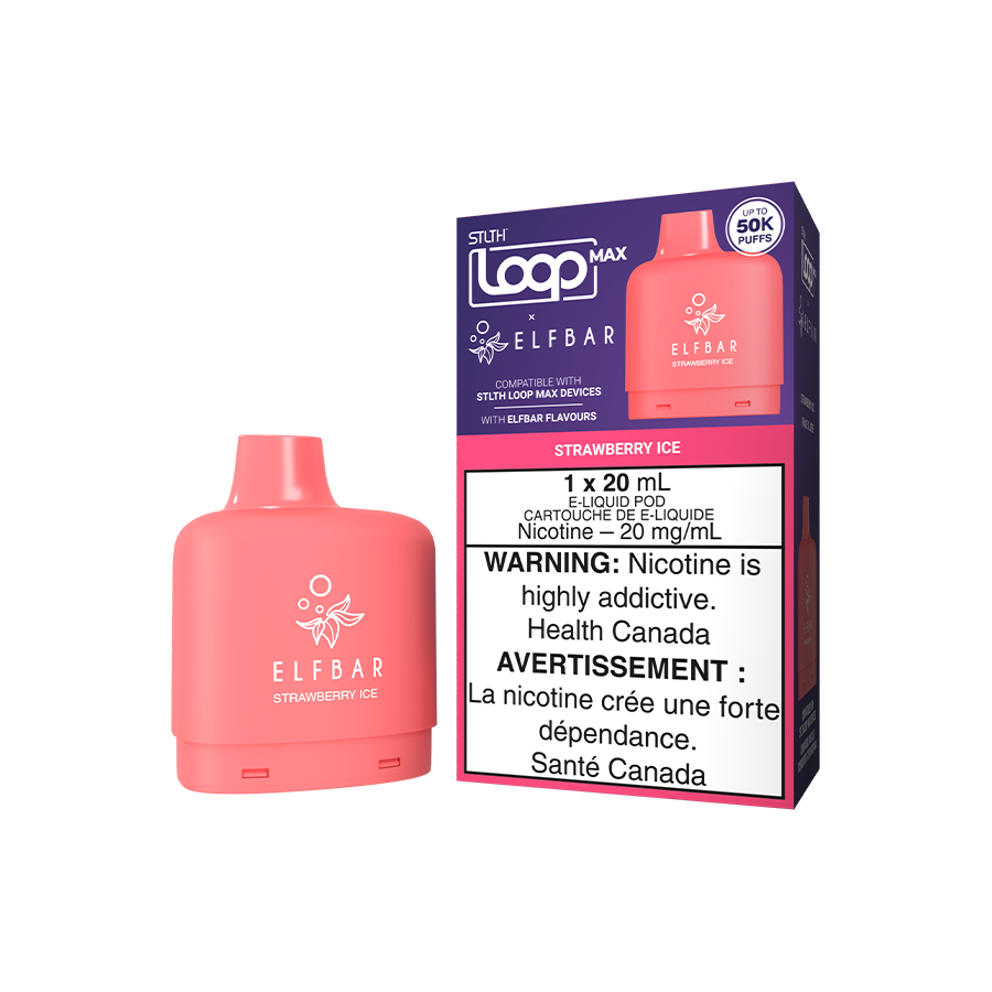STLTH Loop Max x Elfbar Pod Pack Strawberry Ice