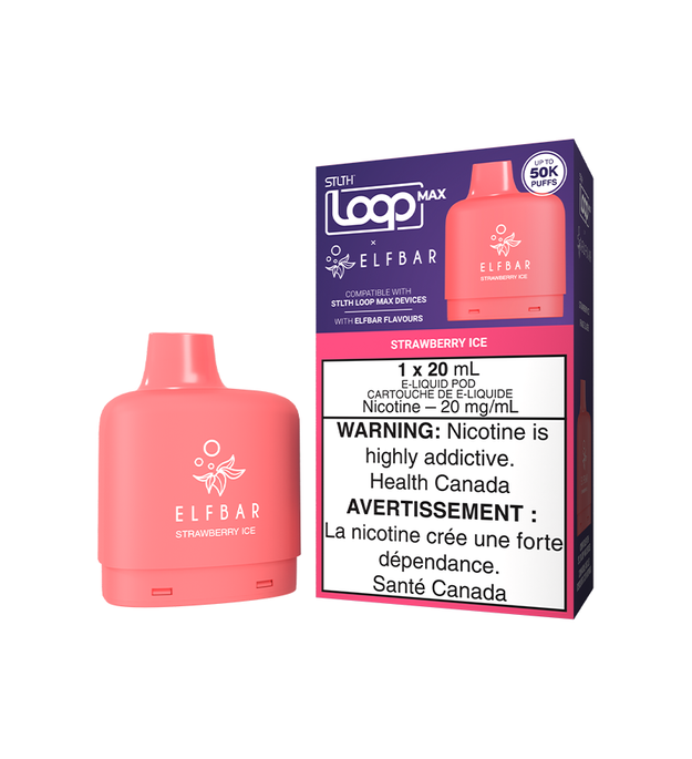 STLTH Loop Max x Elfbar Pod Pack Strawberry Ice