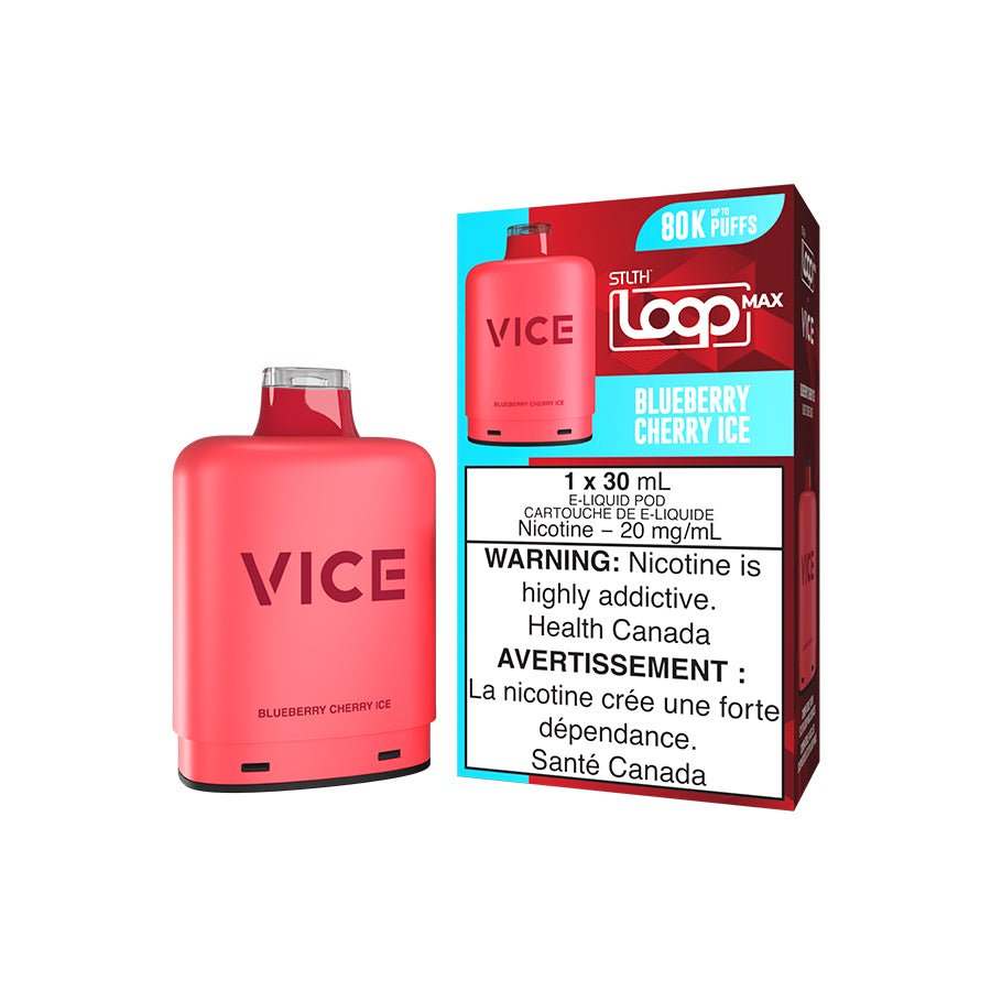 STLTH LOOP MAX X VICE POD BLUEBERRY CHERRY ICE