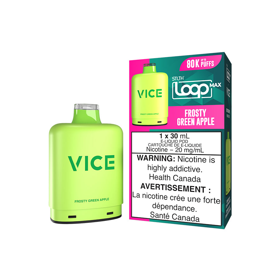 STLTH LOOP MAX X VICE POD FROSTY GREEN APPLE