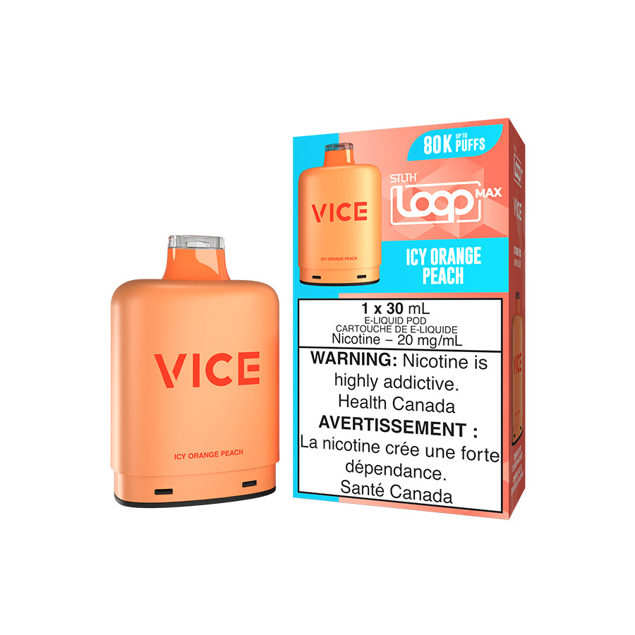 STLTH LOOP MAX X VICE POD ICY ORANGE PEACH