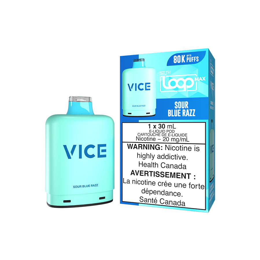 STLTH LOOP MAX X VICE POD SOUR BLUE RAZZ