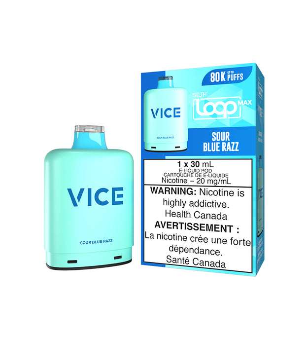 STLTH LOOP MAX X VICE POD SOUR BLUE RAZZ