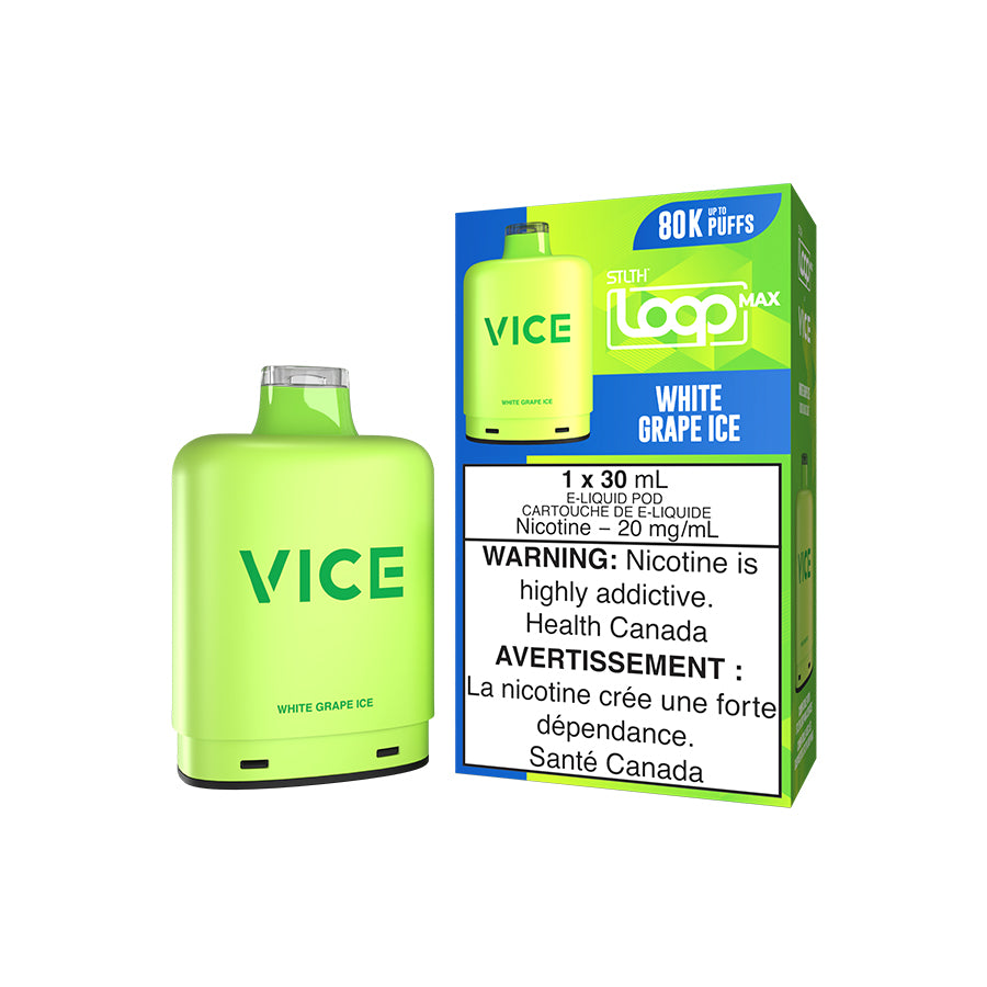 STLTH LOOP MAX X VICE POD WHITE GRAPE ICE