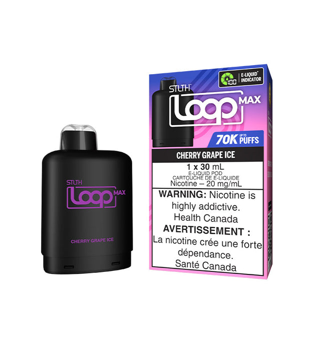 STLTH Loop Max Pod Cherry Grape Ice