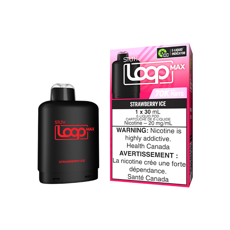 STLTH Loop Max Pod Strawberry Ice
