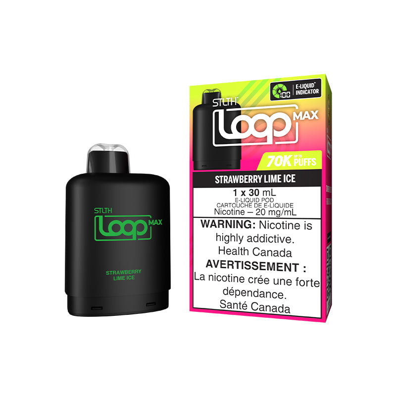 STLTH Loop Max Pod Strawberry Lime Ice