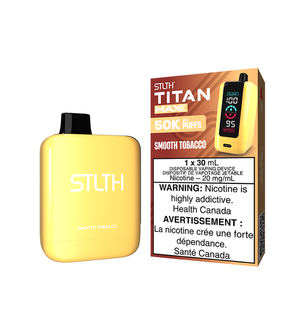 STLTH TITAN MAX DISPOSABLE SMOOTH TOBACCO