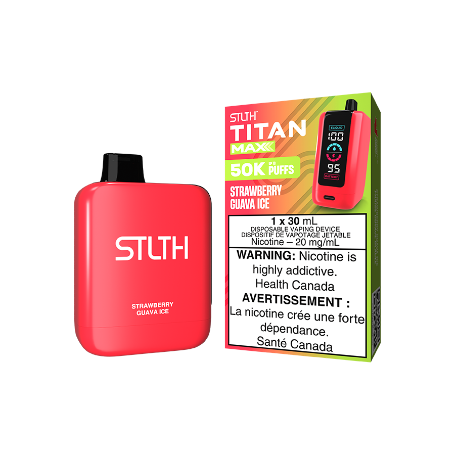 STLTH TITAN MAX DISPOSABLE STRAWBERRY GUAVA ICE