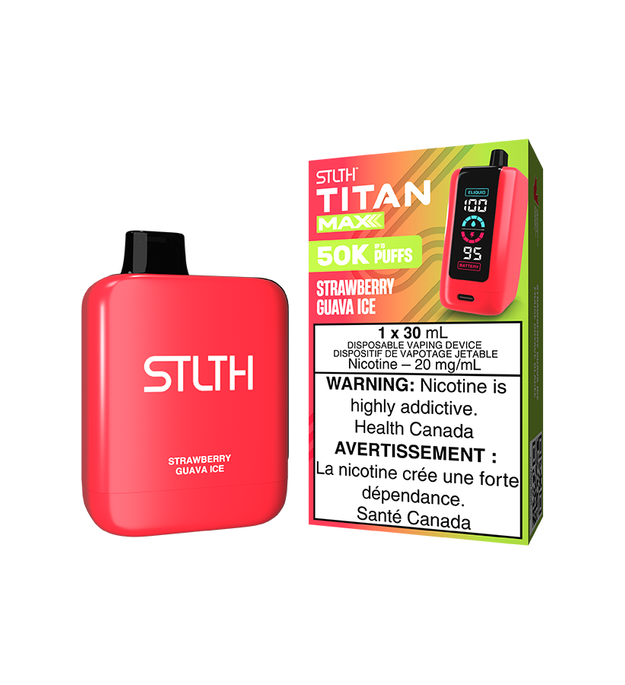 STLTH TITAN MAX DISPOSABLE STRAWBERRY GUAVA ICE