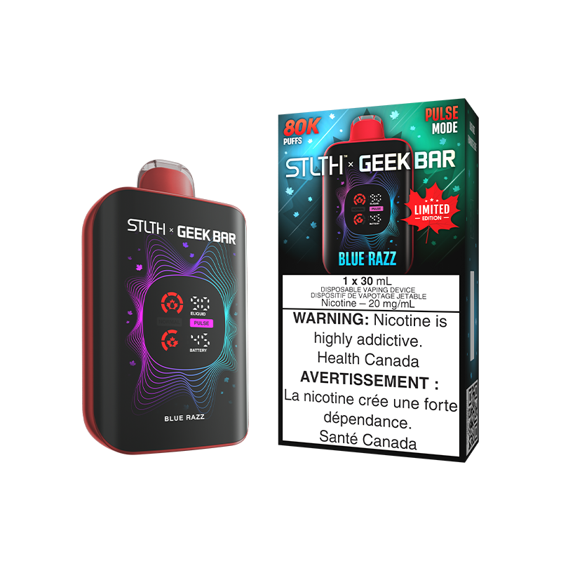STLTH X GEEK BAR CANADA LIMITED EDITION DISPOSABLE - BLUE RAZZ