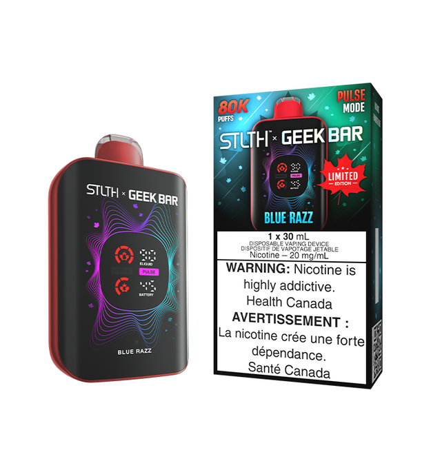 STLTH X GEEK BAR CANADA LIMITED EDITION DISPOSABLE - BLUE RAZZ