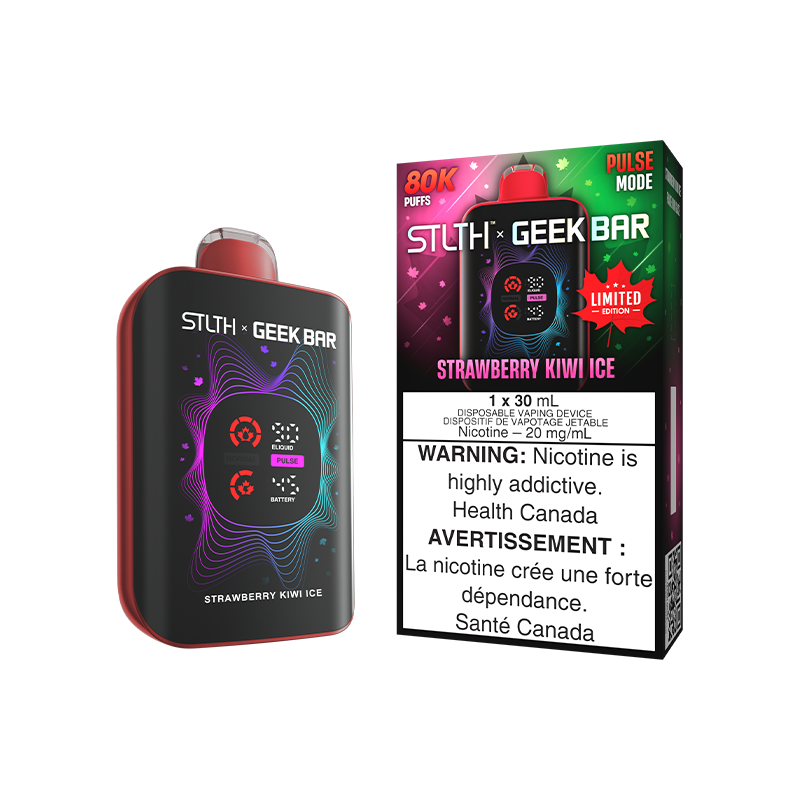 STLTH X GEEK BAR CANADA LIMITED EDITION DISPOSABLE - STRAWBERRY KIWI ICE