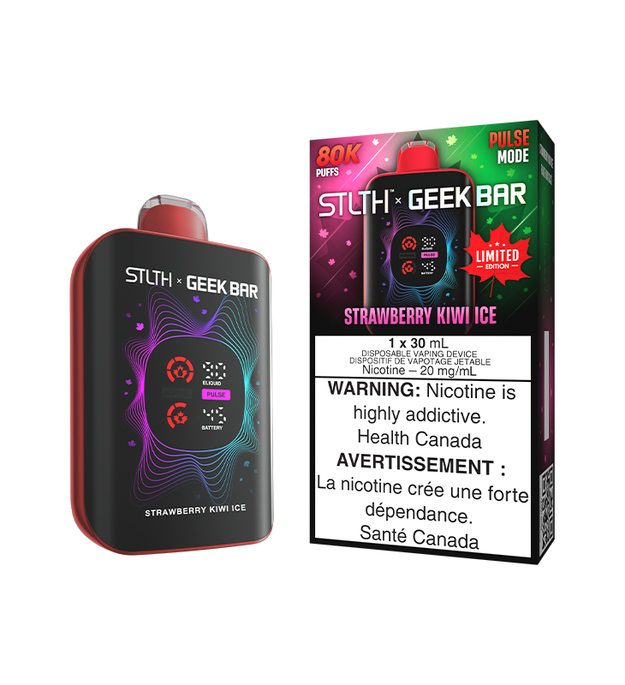 STLTH X GEEK BAR CANADA LIMITED EDITION DISPOSABLE - STRAWBERRY KIWI ICE