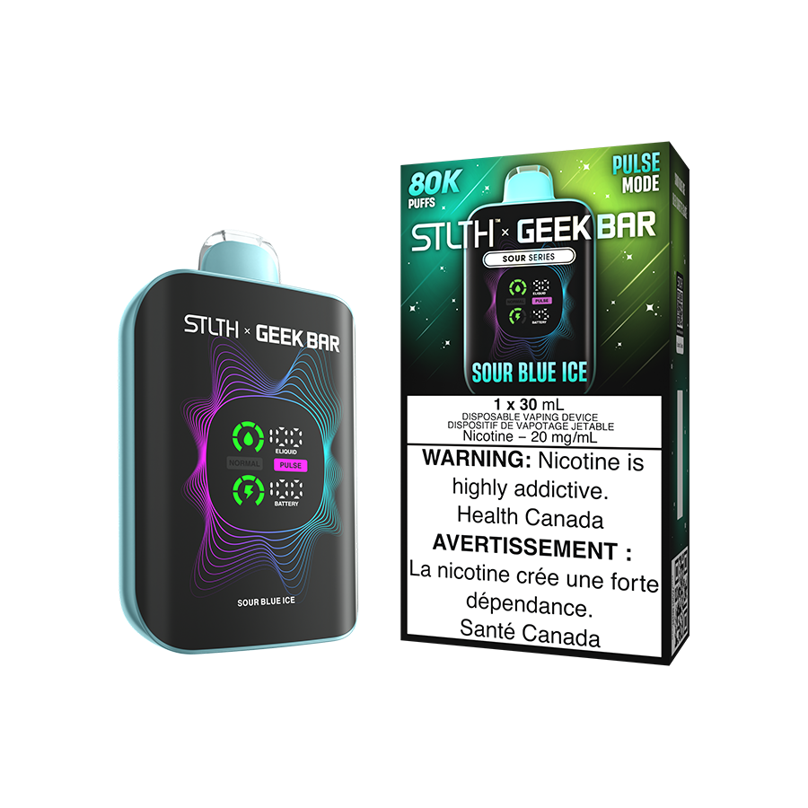 STLTH X GEEK BAR DISPOSABLE VAPE SOUR BLUE ICE