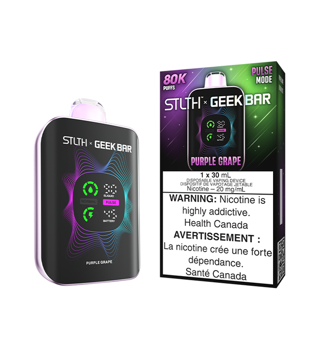 STLTH X GEEK BAR DISPOSABLE - PURPLE GRAPE