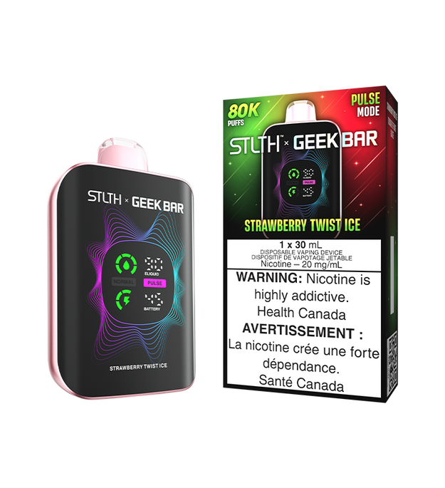 STLTH X GEEK BAR DISPOSABLE - STRAWBERRY TWIST ICE