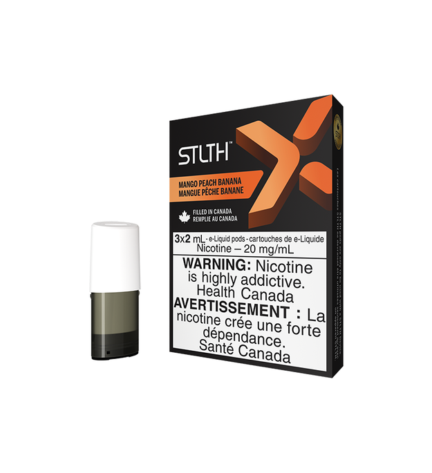 STLTH X POD PACK MANGO PEACH BANANA (3 PACK)