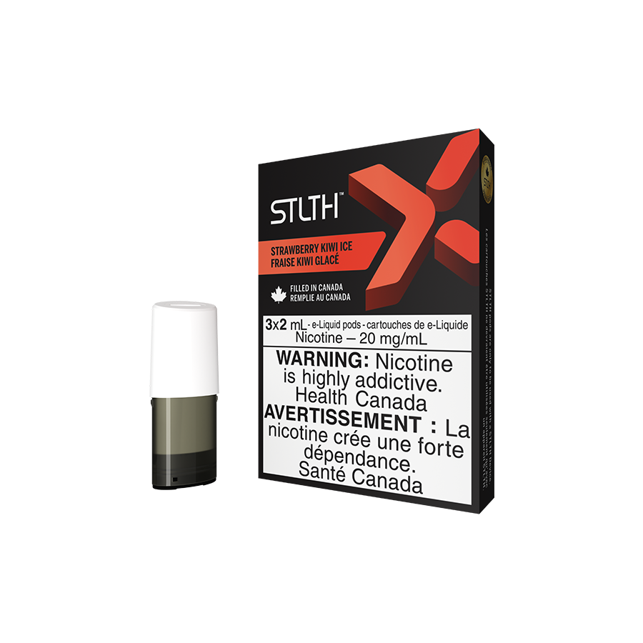 STLTH X POD PACK STRAWBERRY KIWI ICE (3 PACK)