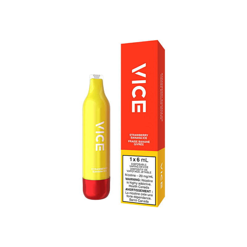 VICE 2500 DISPOSABLE STRAWBERRY BANANA ICE 20MG