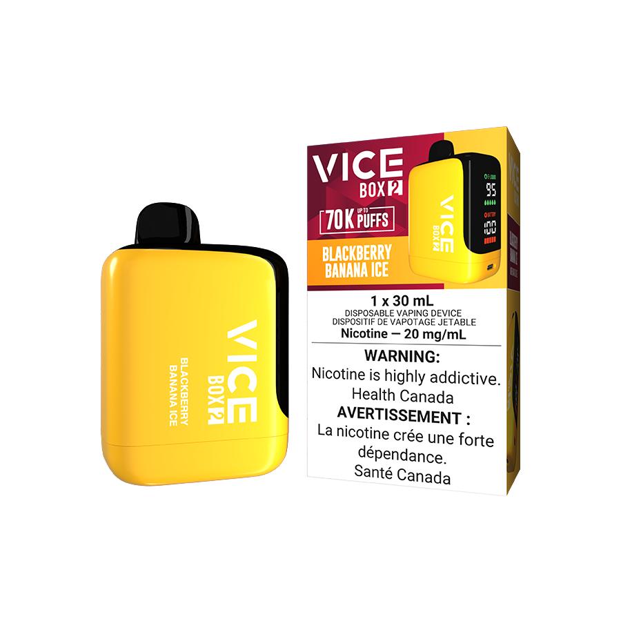 VICE BOX 2 DISPOSABLE BLACKBERRY BANANA ICE