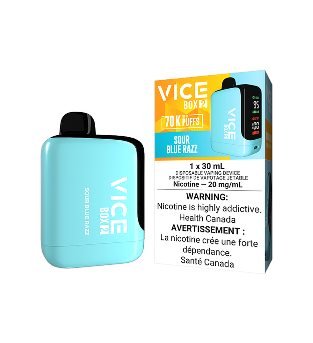 VICE BOX 2 DISPOSABLE SOUR BLUE RAZZ