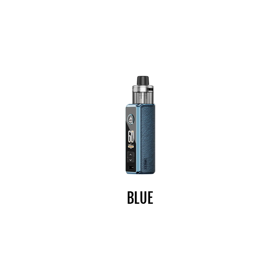 Voopoo Drag S3 Pod Kit in Blue with 5ml PnP X Pod.”
