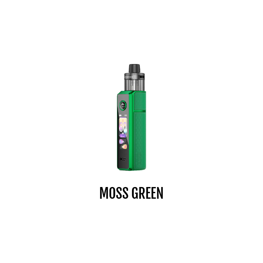 Voopoo Drag X3 Pod Kit in Moss Green with 5ml PnP X Pod