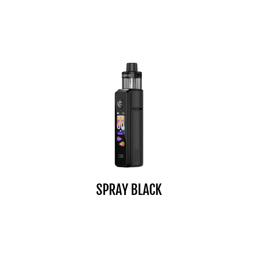 Voopoo Drag X3 Pod Kit in Spray Black with 5ml PnP X Pod