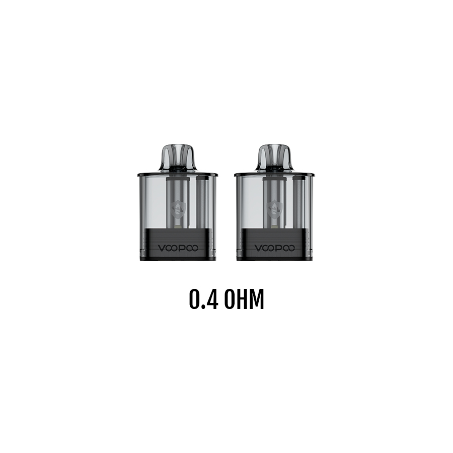 VOOPOO VRIZZ V2 REPLACEMENT POD _2 PACK_ CRC 0.4 OHM