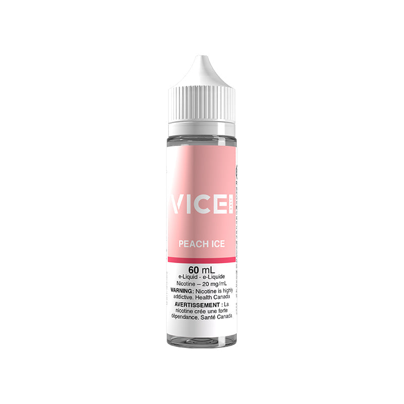 Peach Ice By Vice 60ML Salt E-liquid | The Vape Mart